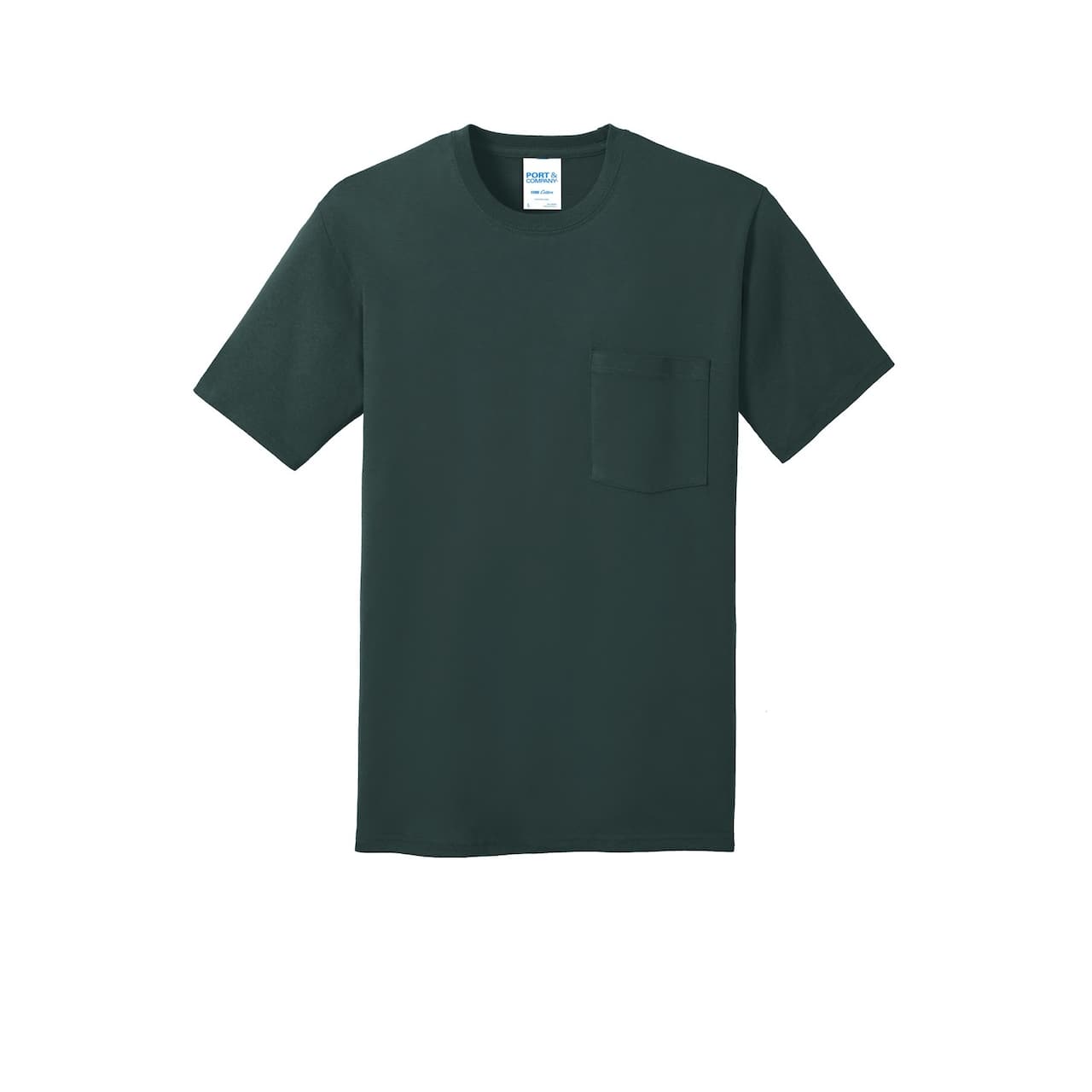 Port & Company® Core Cotton Pocket Adult T-Shirt